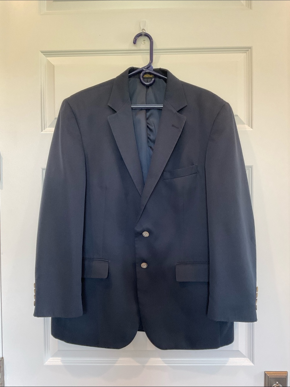 Norm Thompson Men’s Microfiber Navy Blazer 42 Reg